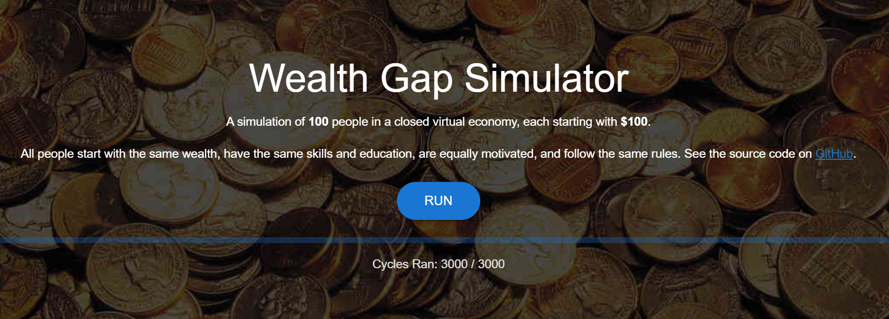 WealthSim Screenshot